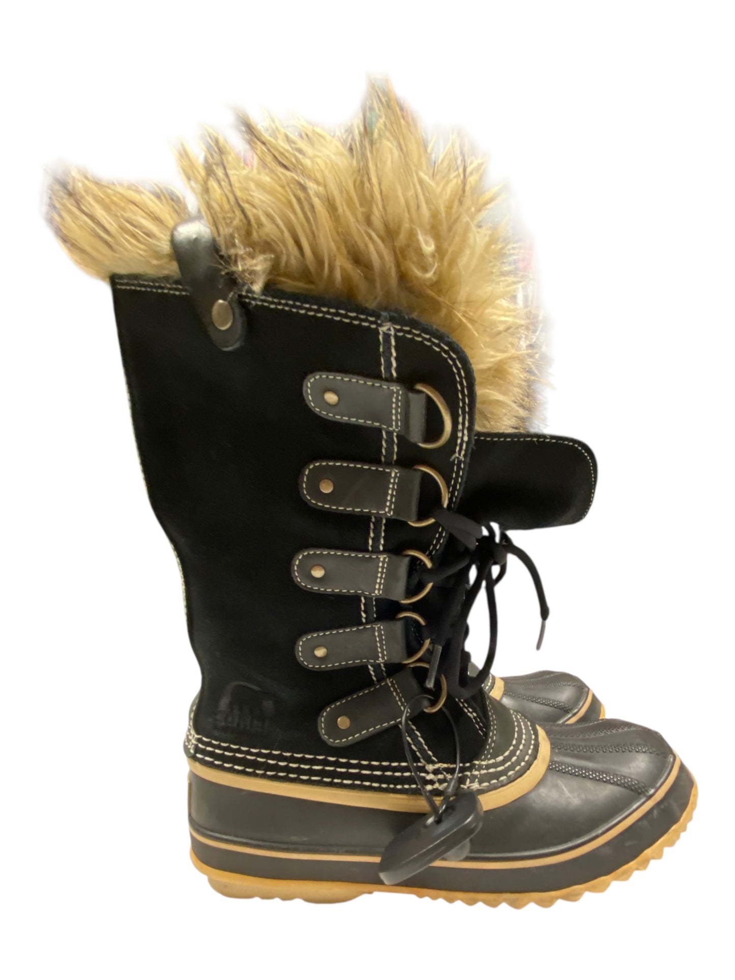 Boots Designer By Sorel In Black, Size:7