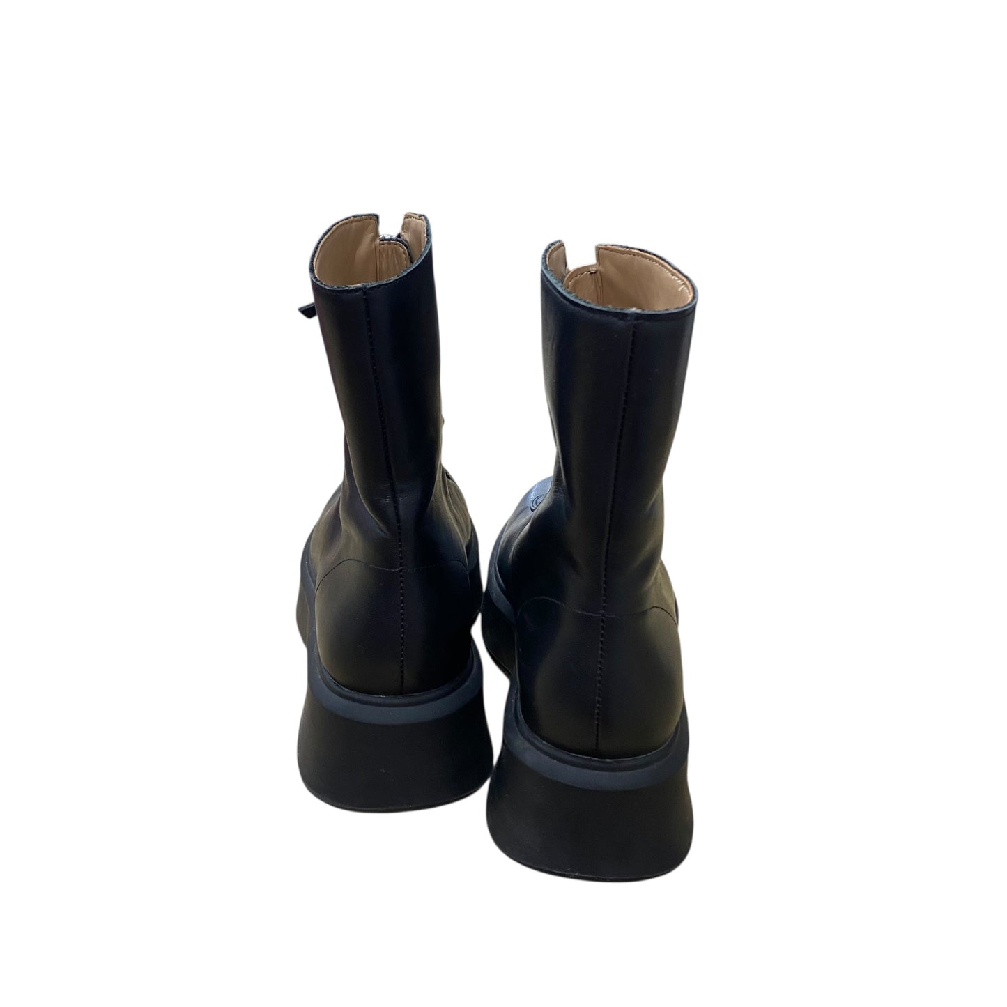 Boots Ankle Flats By Steve Madden In Black, Size:7.5