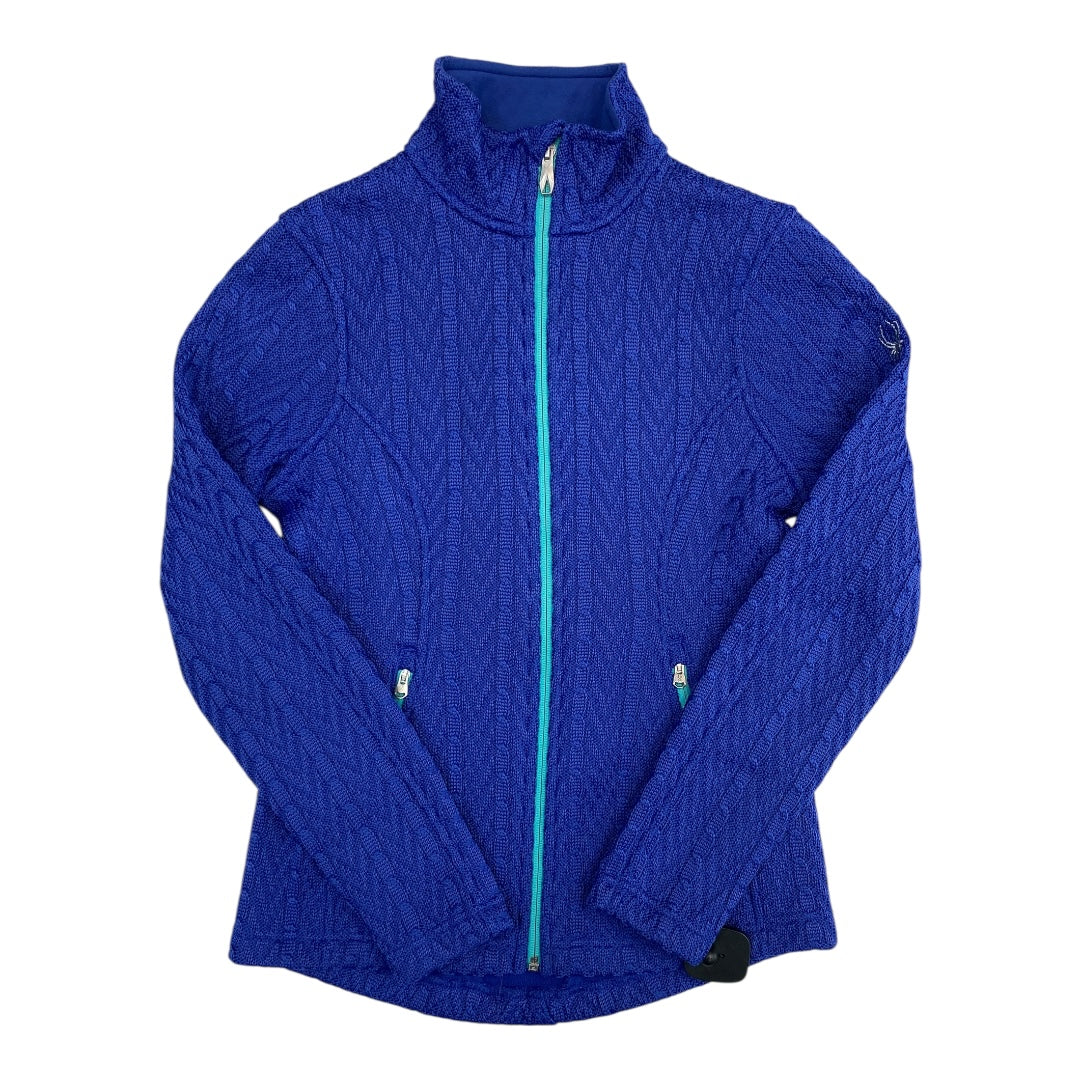 Athletic Jacket By Spyder In Blue, Size:S