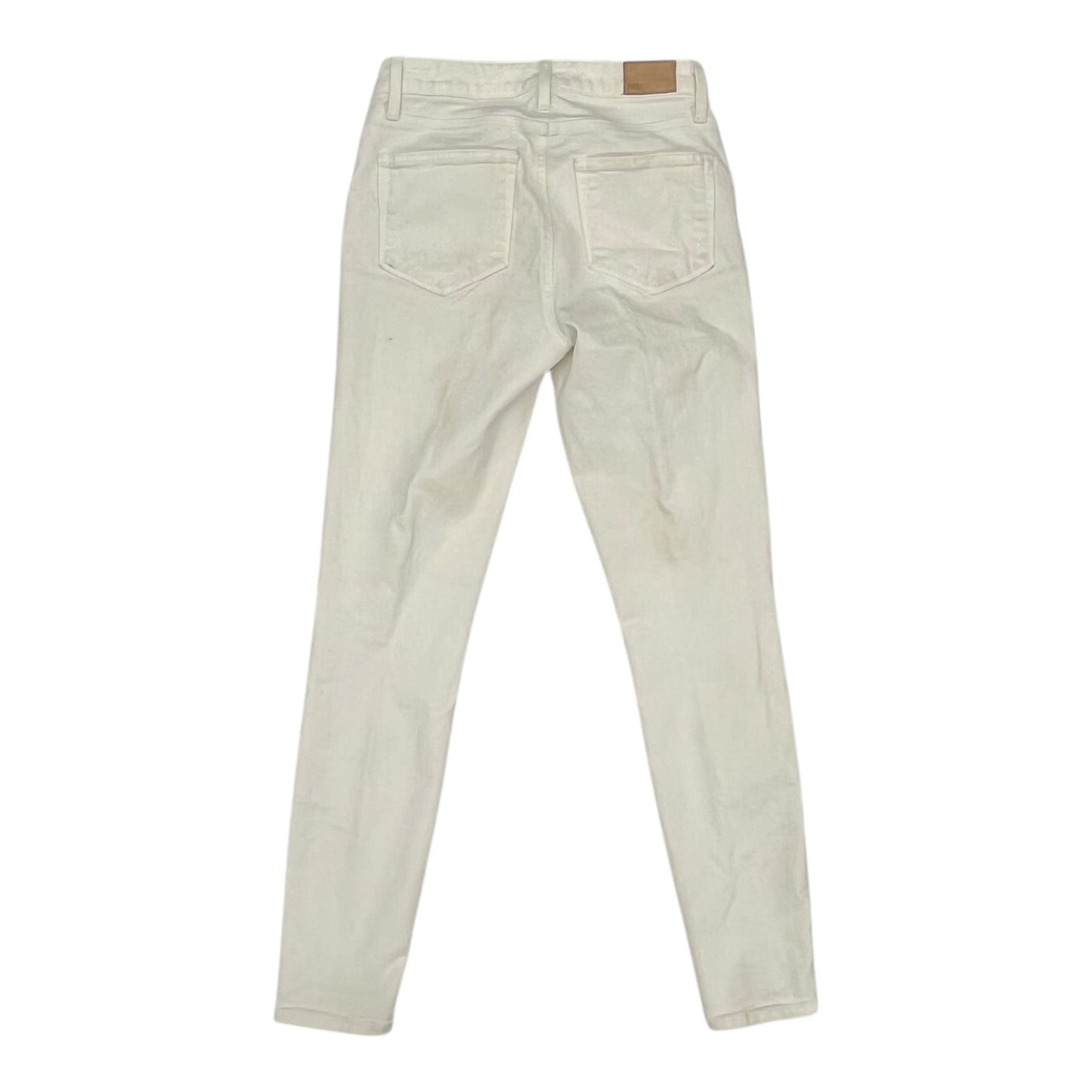Jeans Skinny By Paige In Cream Denim, Size:4