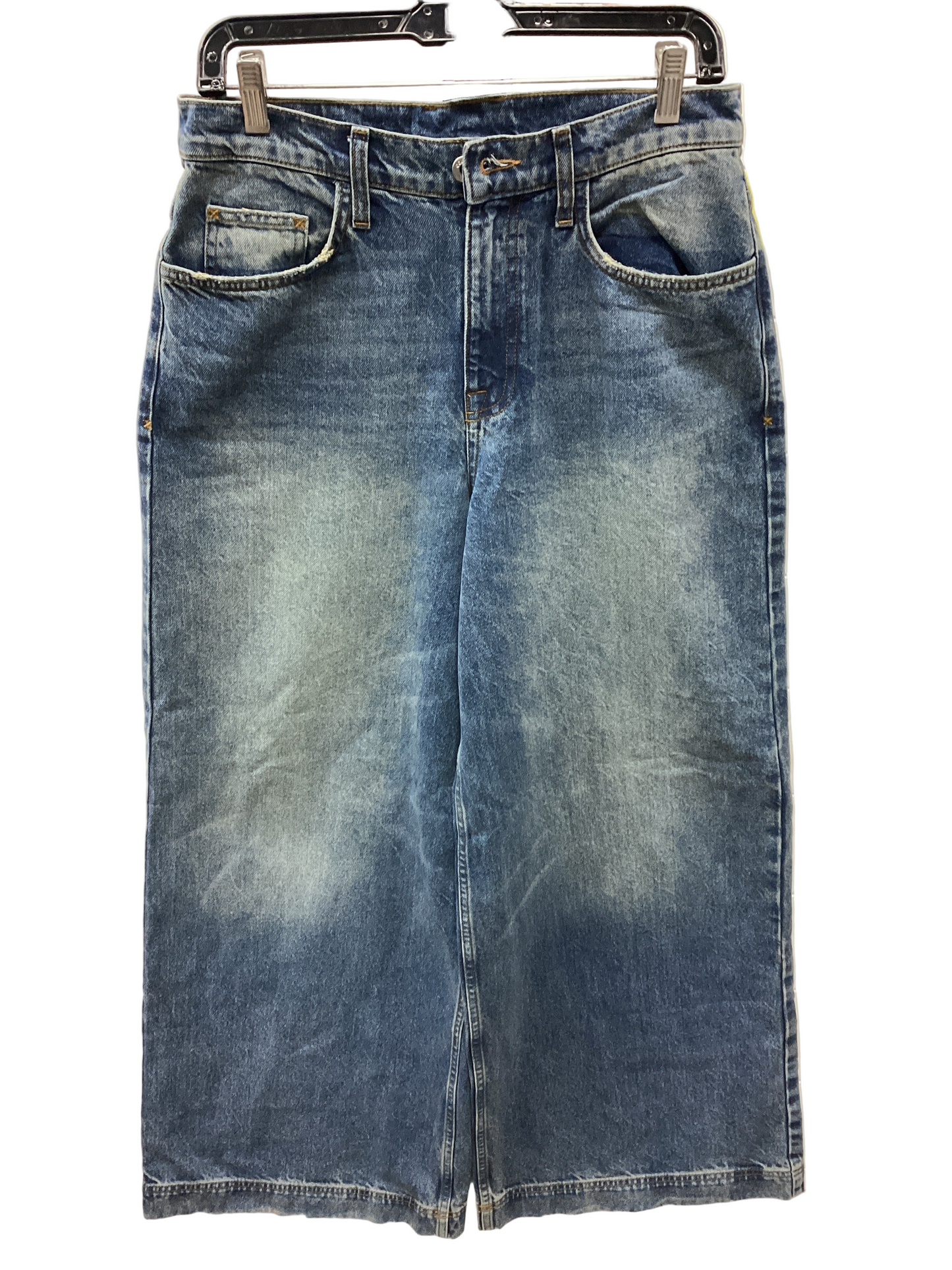 Jeans Wide Leg By Cmb In Blue Denim, Size:8