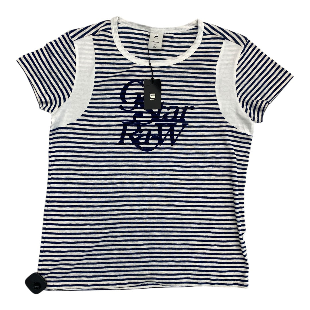 Top Ss By g star raw In Blue & White, Size:S