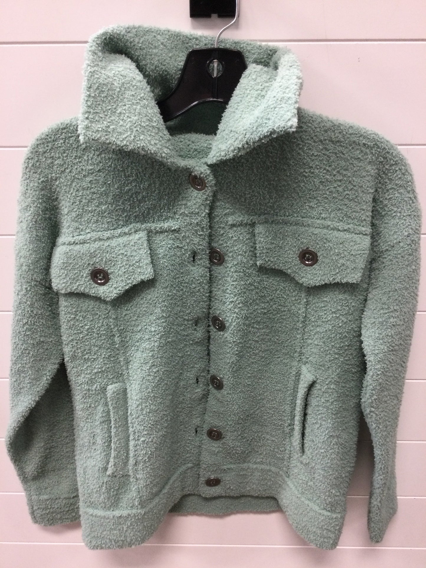 Sweater Cardigan By Tahari In Green, Size:Xs