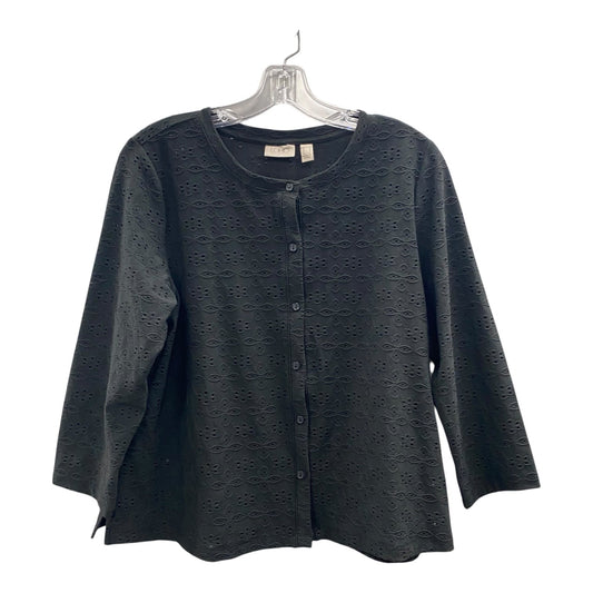 Sweater Cardigan By Logo In Black, Size:M