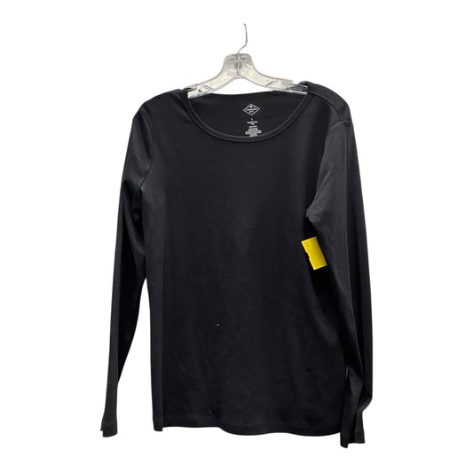 Top Ls Basic By St Johns Bay In Black, Size:L