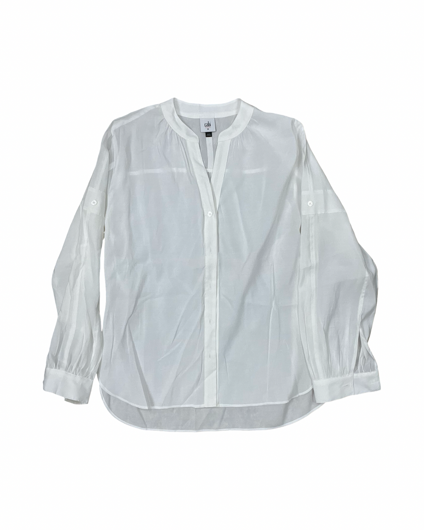 Blouse Ls By Cabi In Cream, Size:M