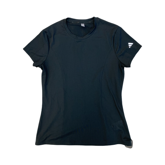 Athletic Top Ss By Adidas In Black, Size:L