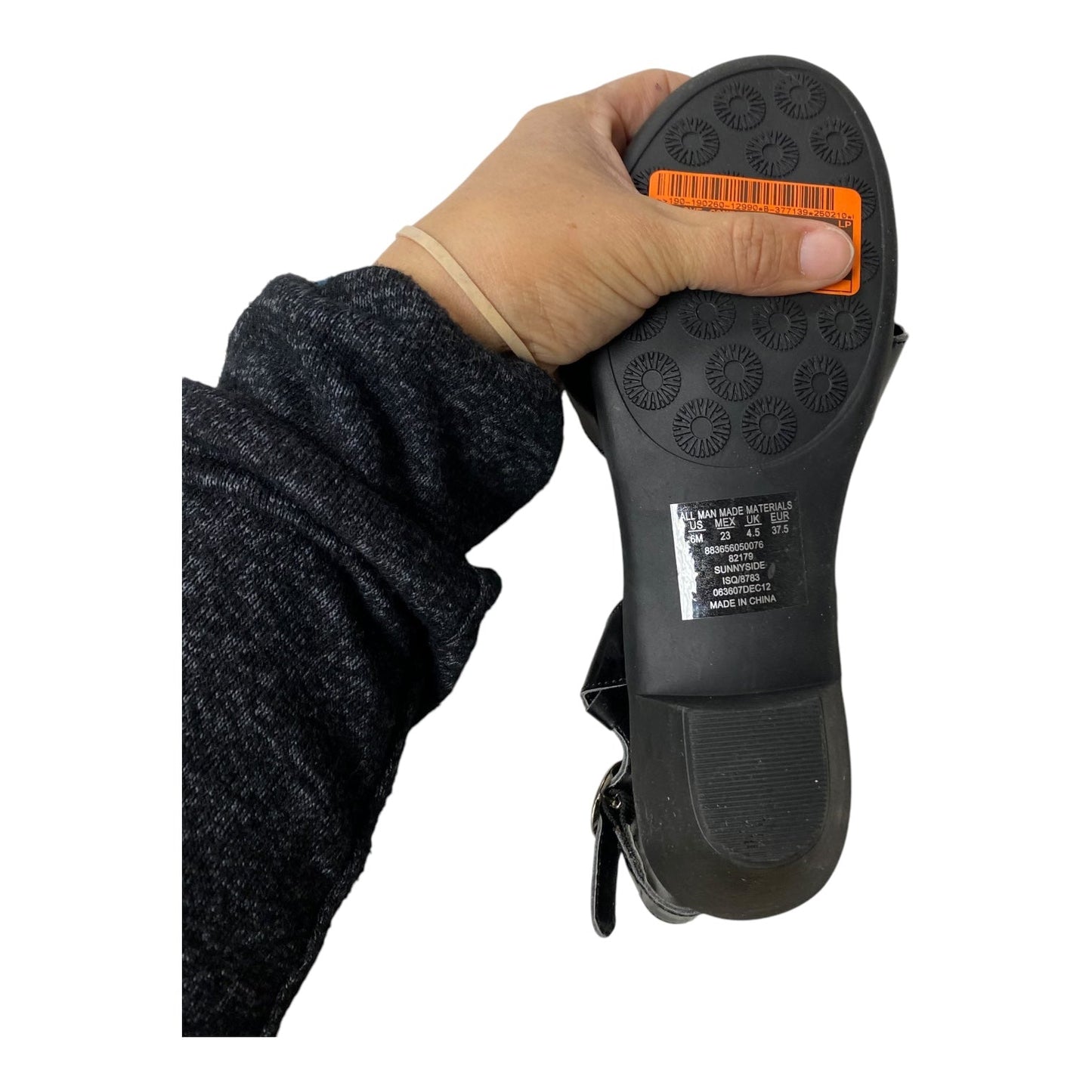 Sandals Heels Block By I Love Comfort In Black, Size:6