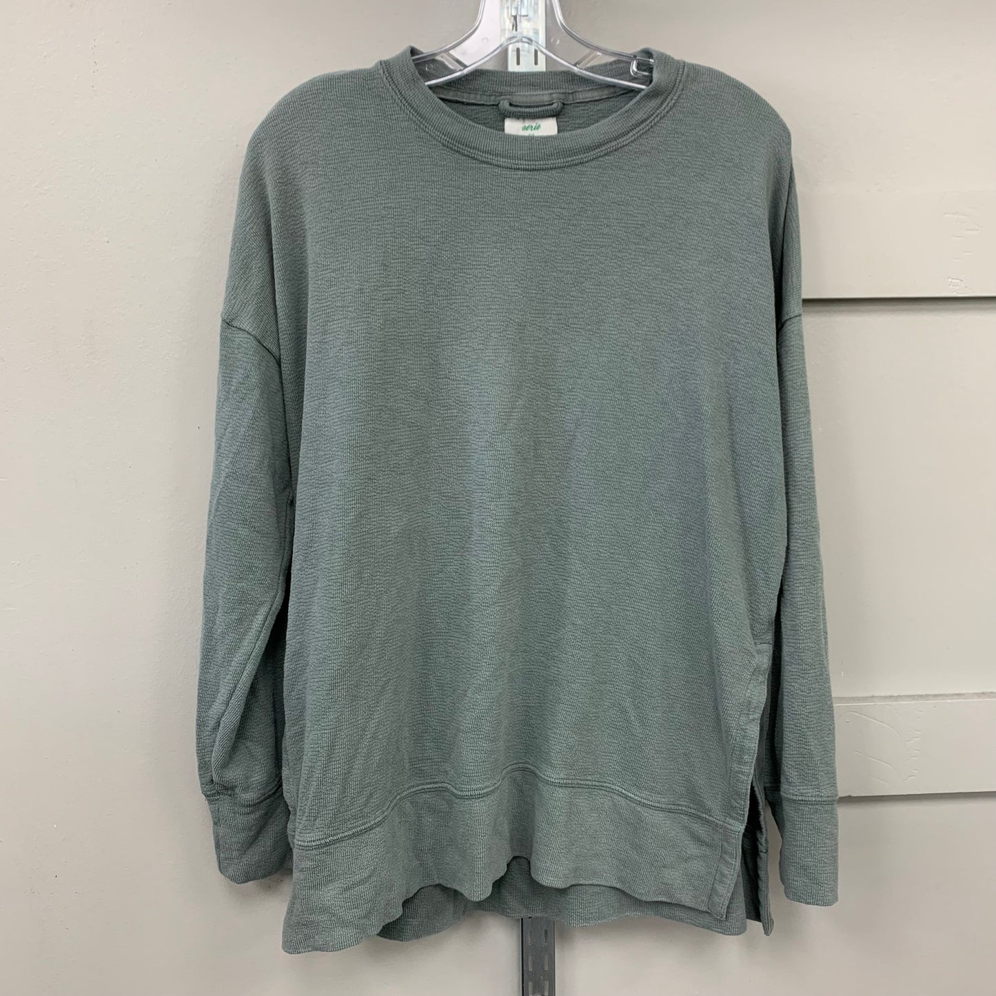 TOP LS by AERIE In GREEN, Size: S