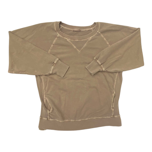 Sweatshirt Crewneck By Zenana In Brown, Size:Xl