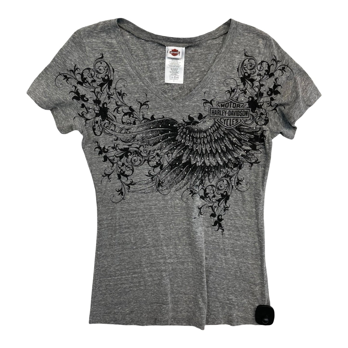Top Ss Basic By Harley Davidson In Black & Grey, Size:M