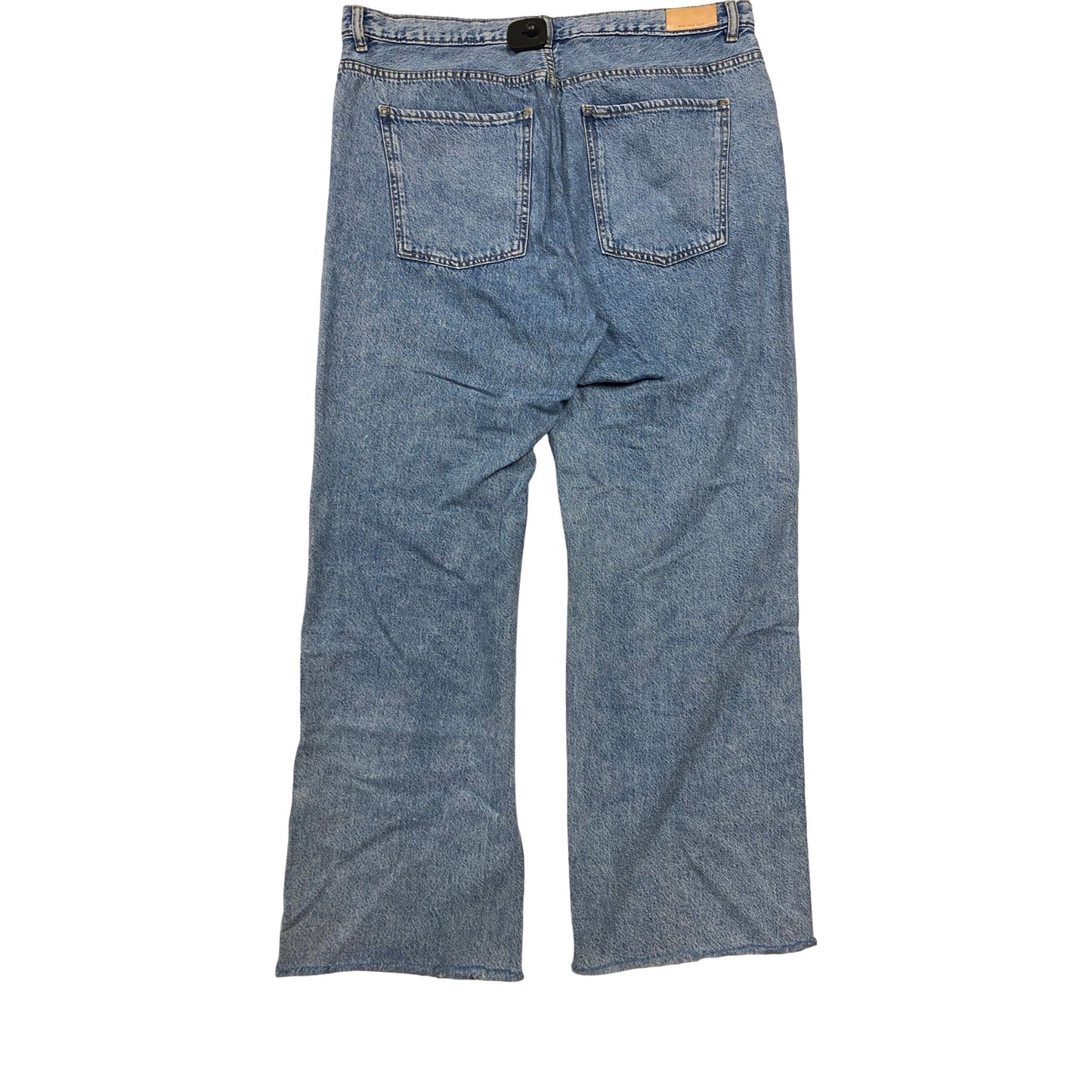 Jeans Wide Leg By Mng In Blue Denim, Size:16