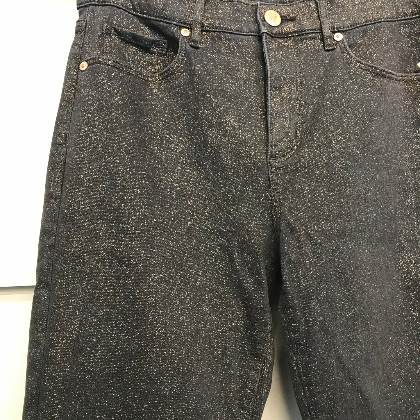 Pants Other By Loft In Black & Gold, Size:8