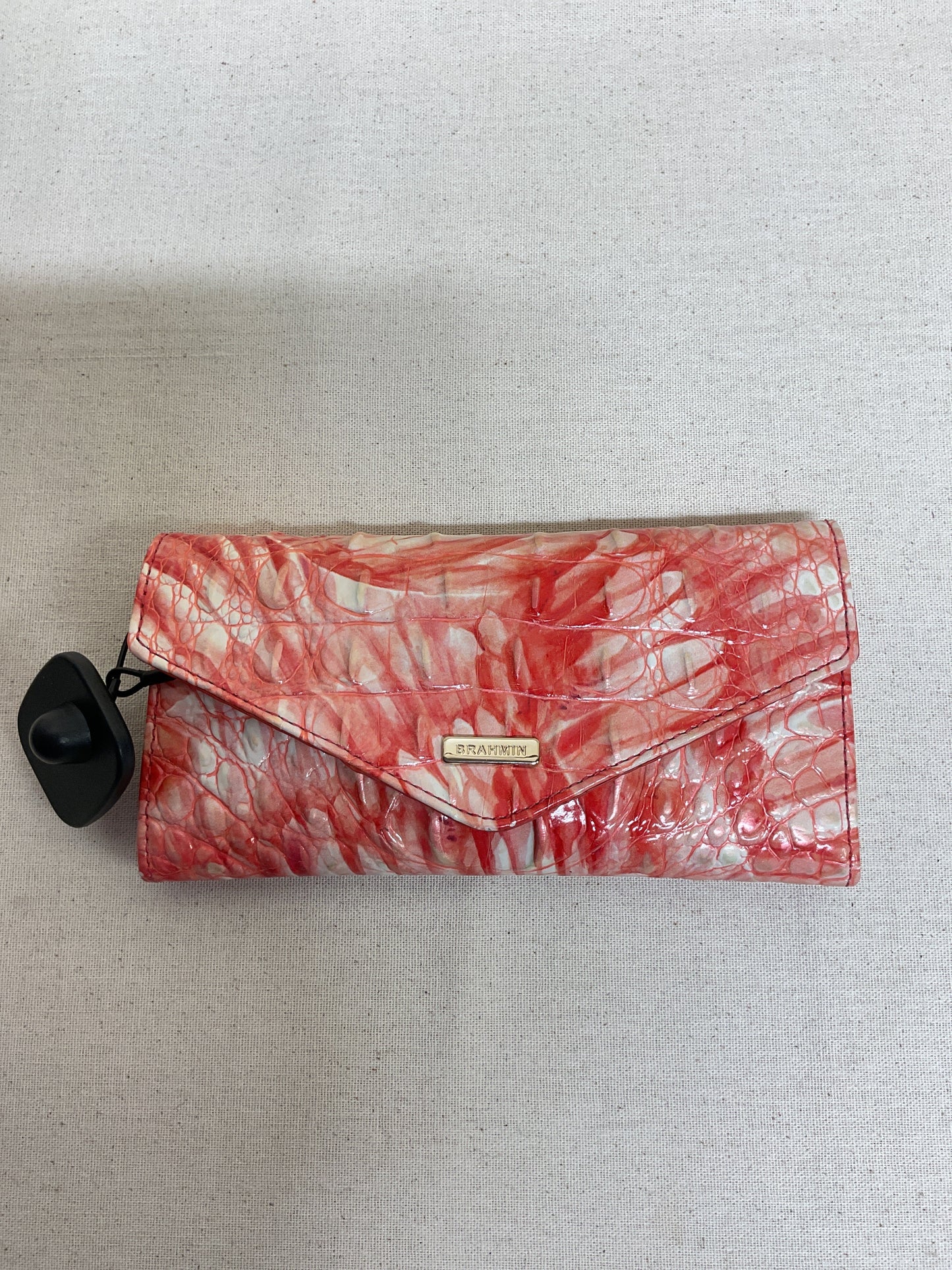 Wallet Designer By Brahmin In Orange, Size:Large