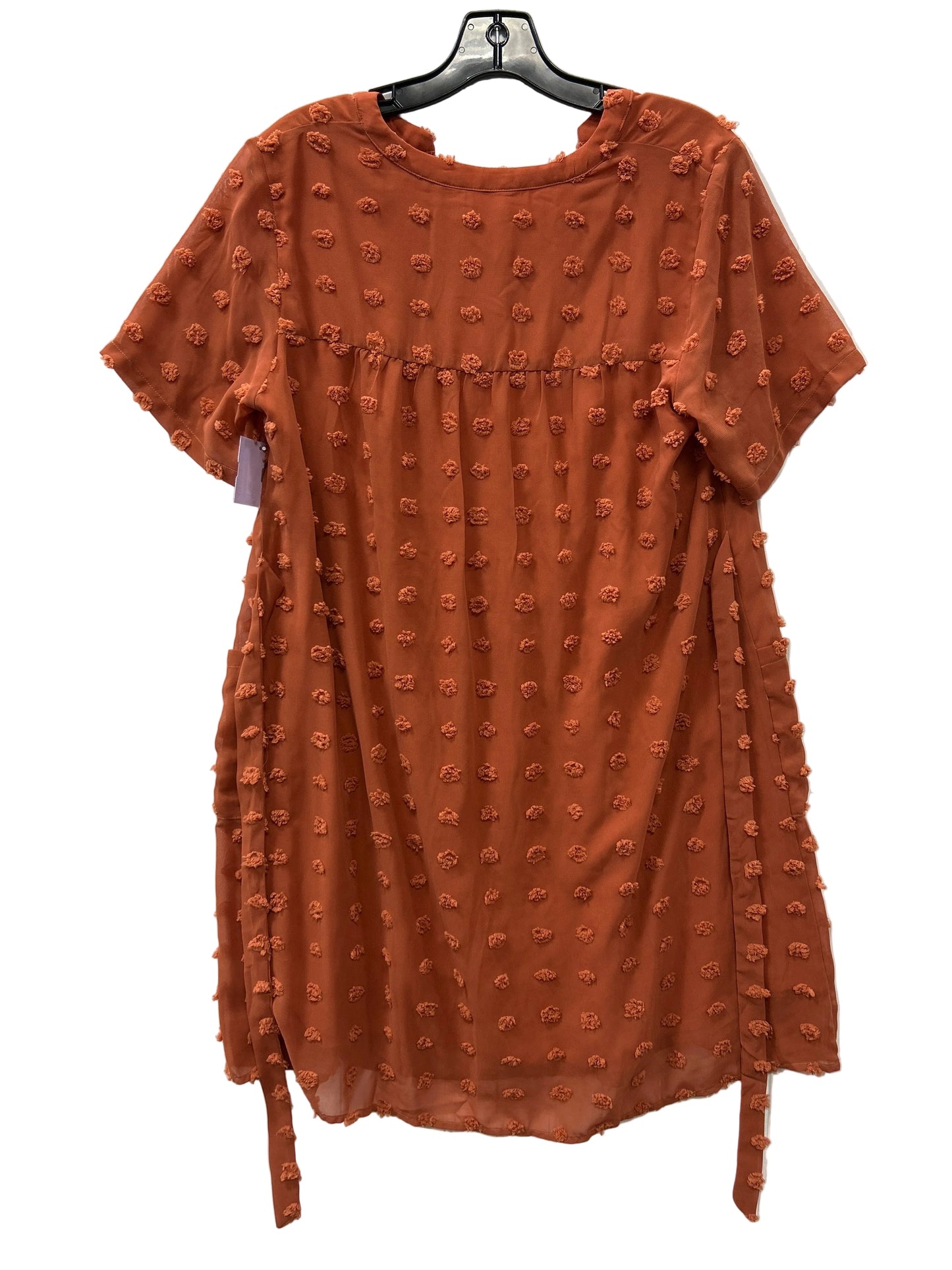 Dress Casual Midi By Miholl In Orange, Size:M