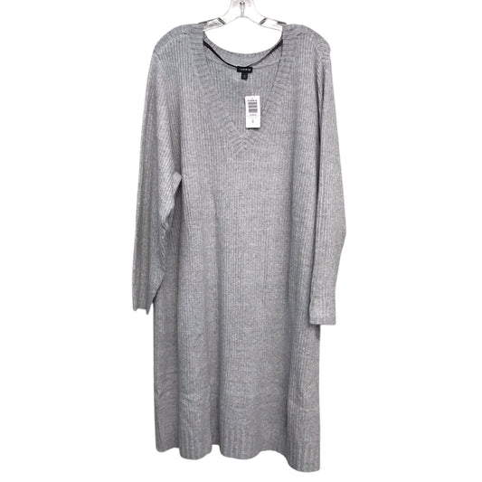 Dress Sweater By Torrid In Grey, Size:4X