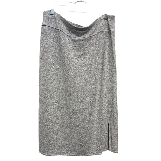 Skirt Midi By Loft In Grey, Size:12