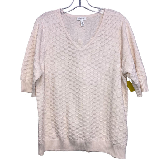 Sweater Ss By Ella Moss In Peach, Size:Xl