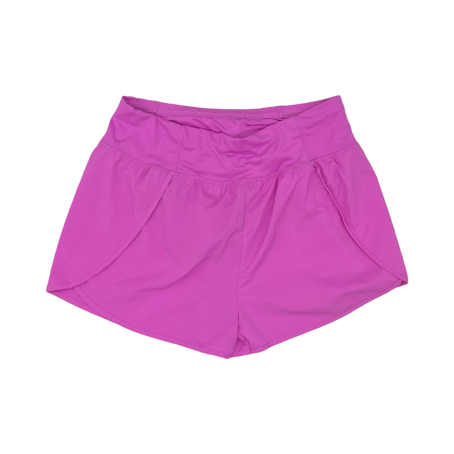 Athletic Shorts By Zenana In Pink, Size:3X