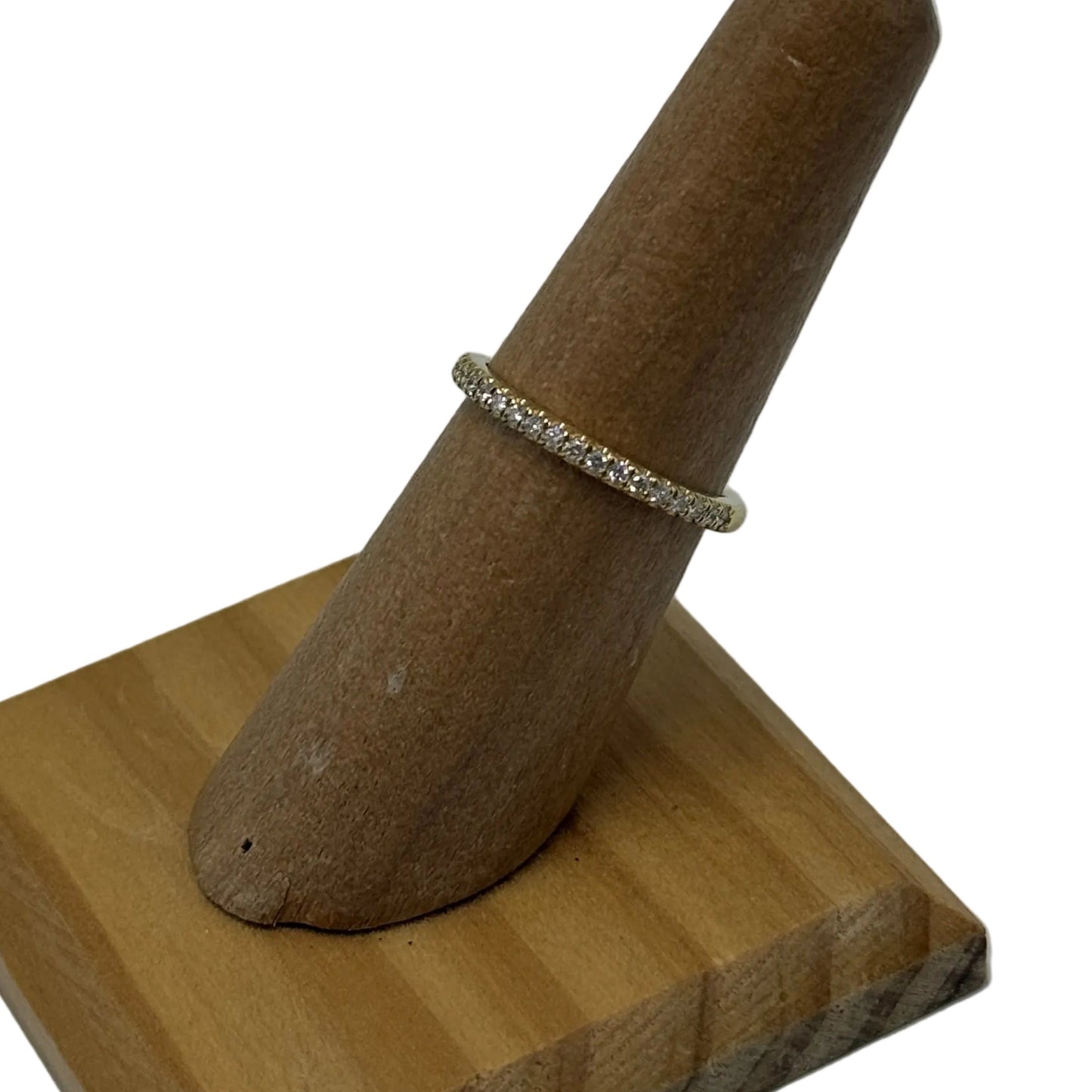 Tiffany & Company 18K Diamond Half Eternity Luxury Ring , Size: 6