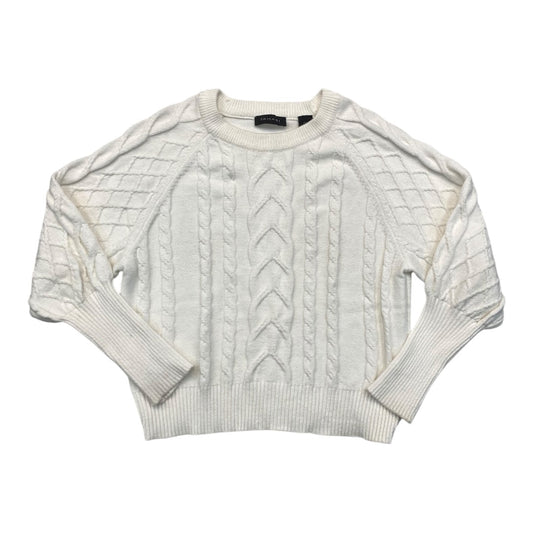 Sweater By Tahari In Ivory, Size:L