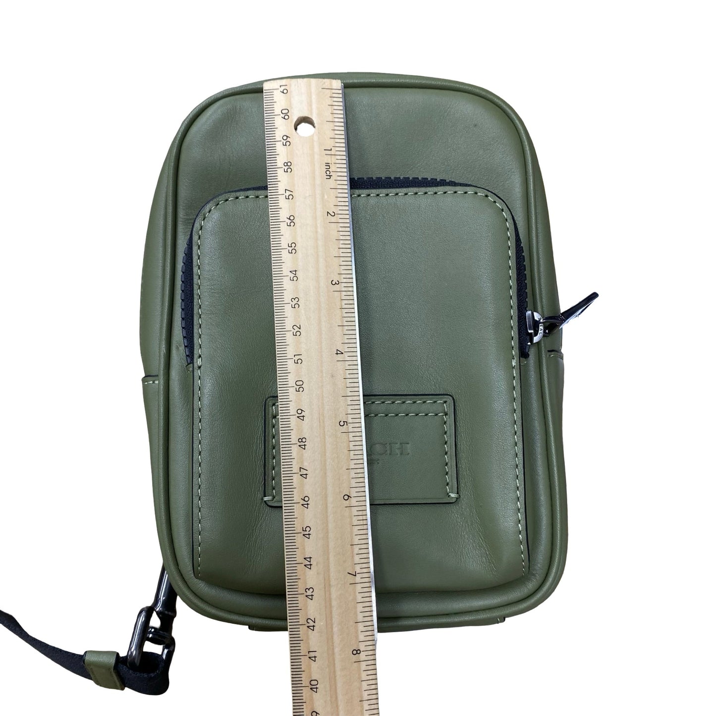 Handbag Designer By Coach In Green, Size:Medium