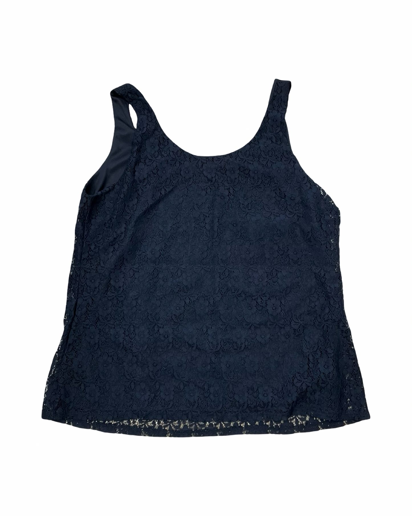 Top Sleeveless By Notations In Black, Size:1X