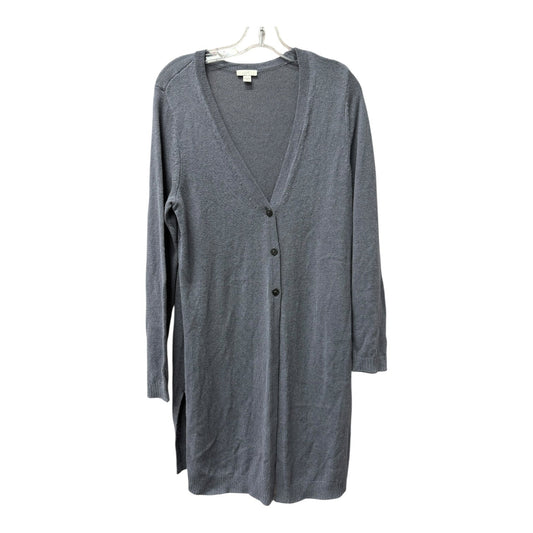 Sweater Cardigan By J. Jill In Blue, Size:M