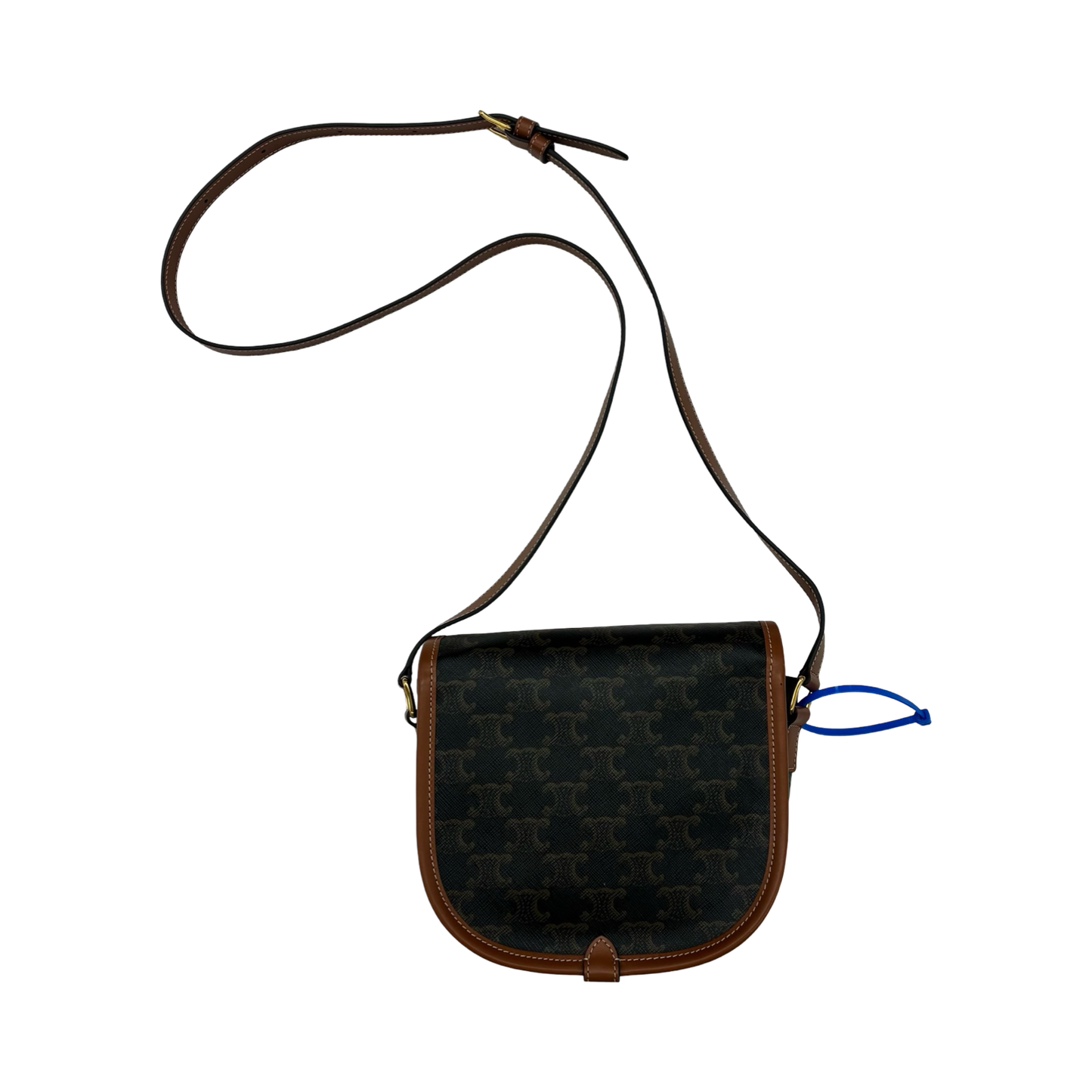 Crossbody Luxury Designer By Celine In Brown, Size:Small