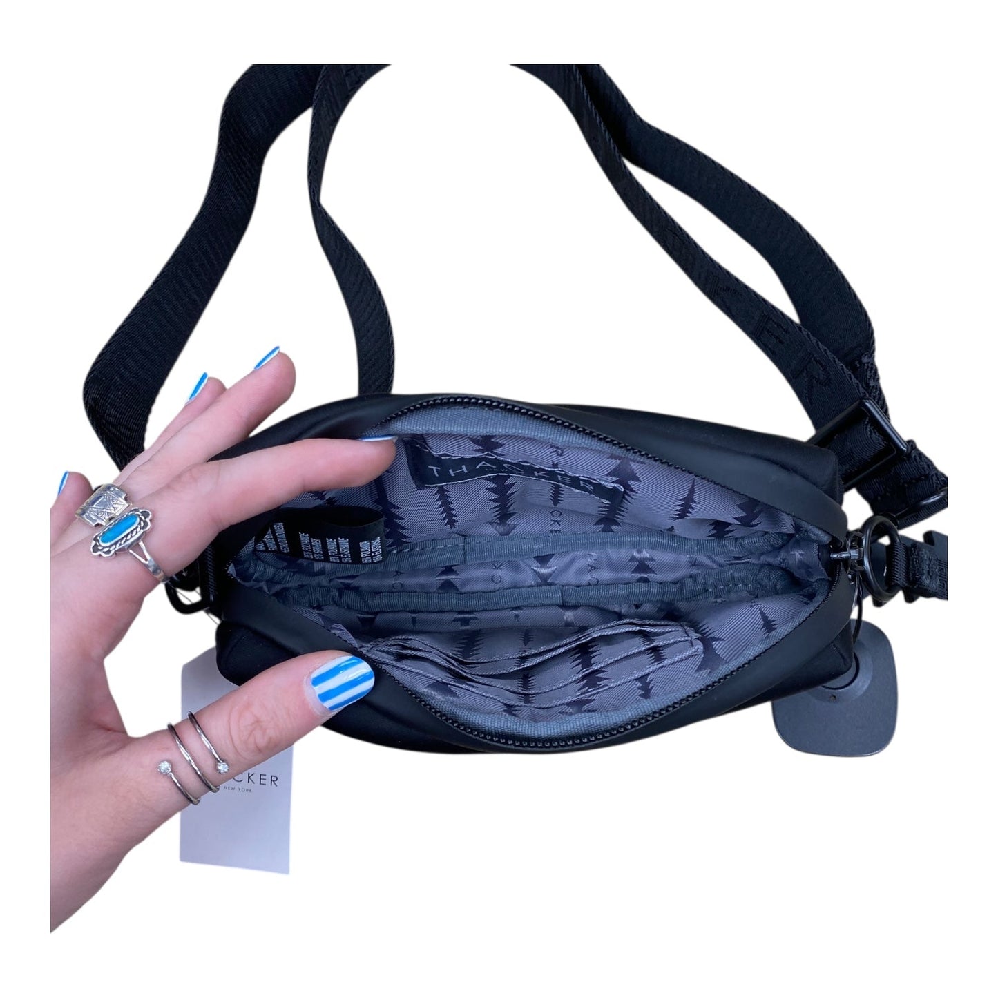 Handbag By Thacker In Black, Size:Small