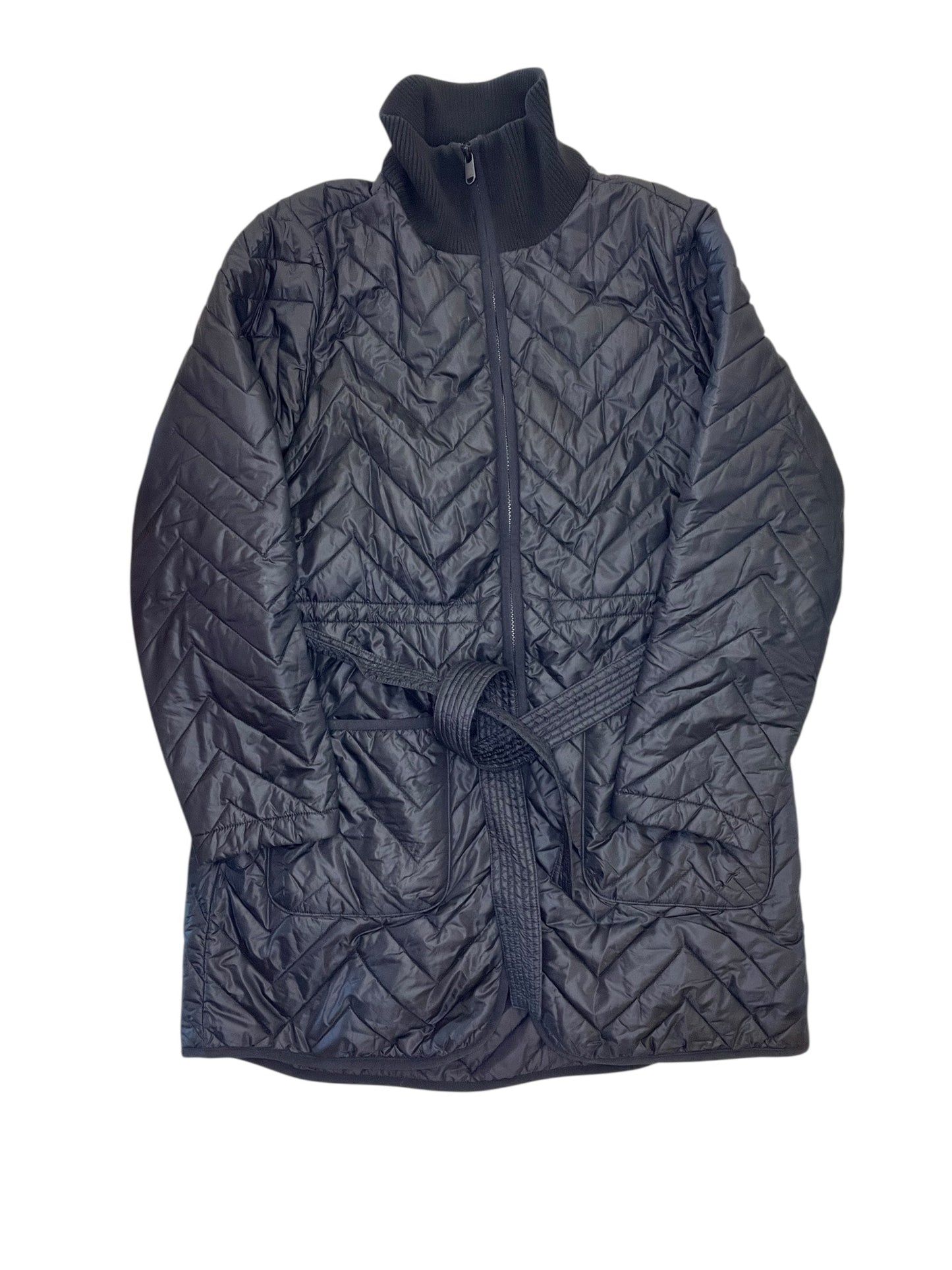Jacket Puffer & Quilted By Athleta In Black, Size:M