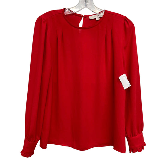 Top Ls By Loft In Red, Size:Sp