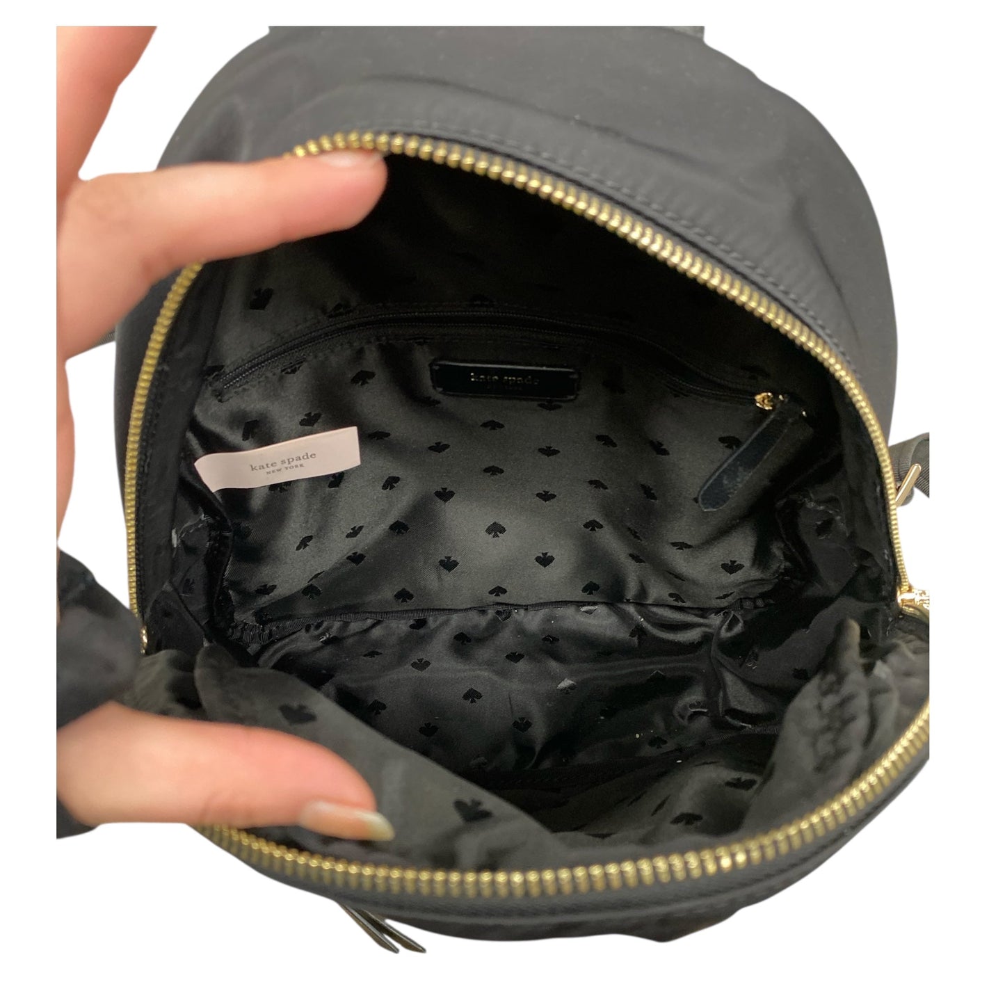 Backpack Designer By Kate Spade In Black, Size:Small