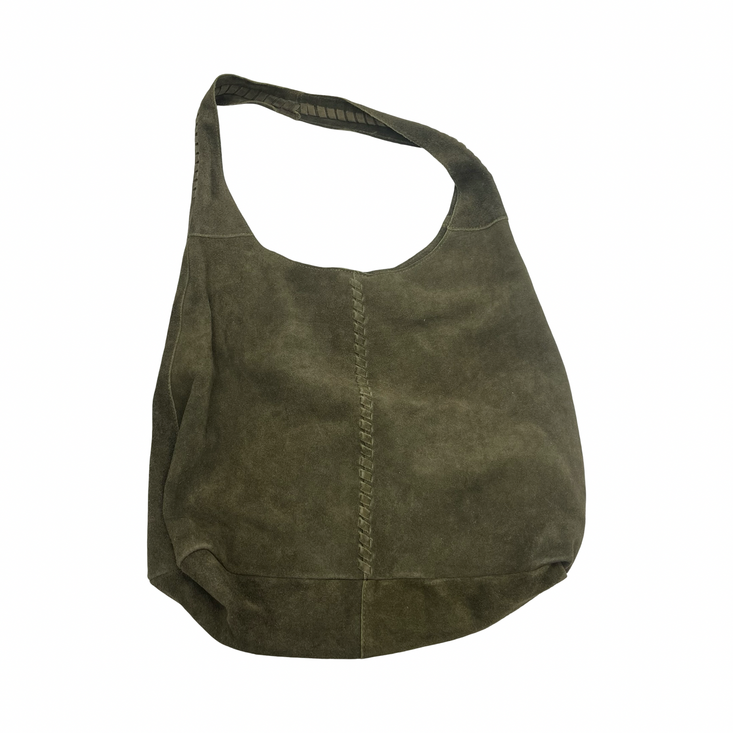 Handbag Leather By Haute Hippie In Green, Size:Medium