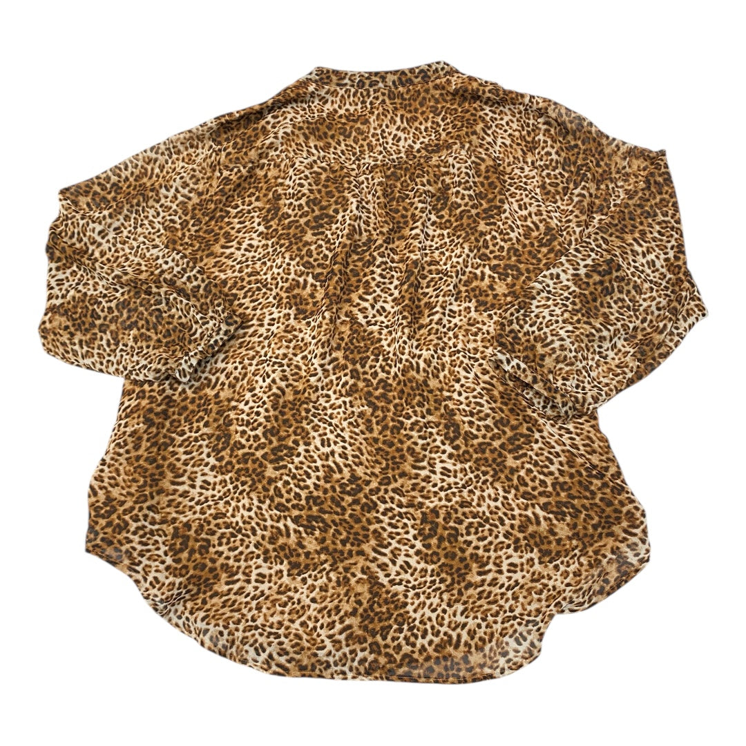 Top Ls By Lane Bryant In Animal Print, Size:14