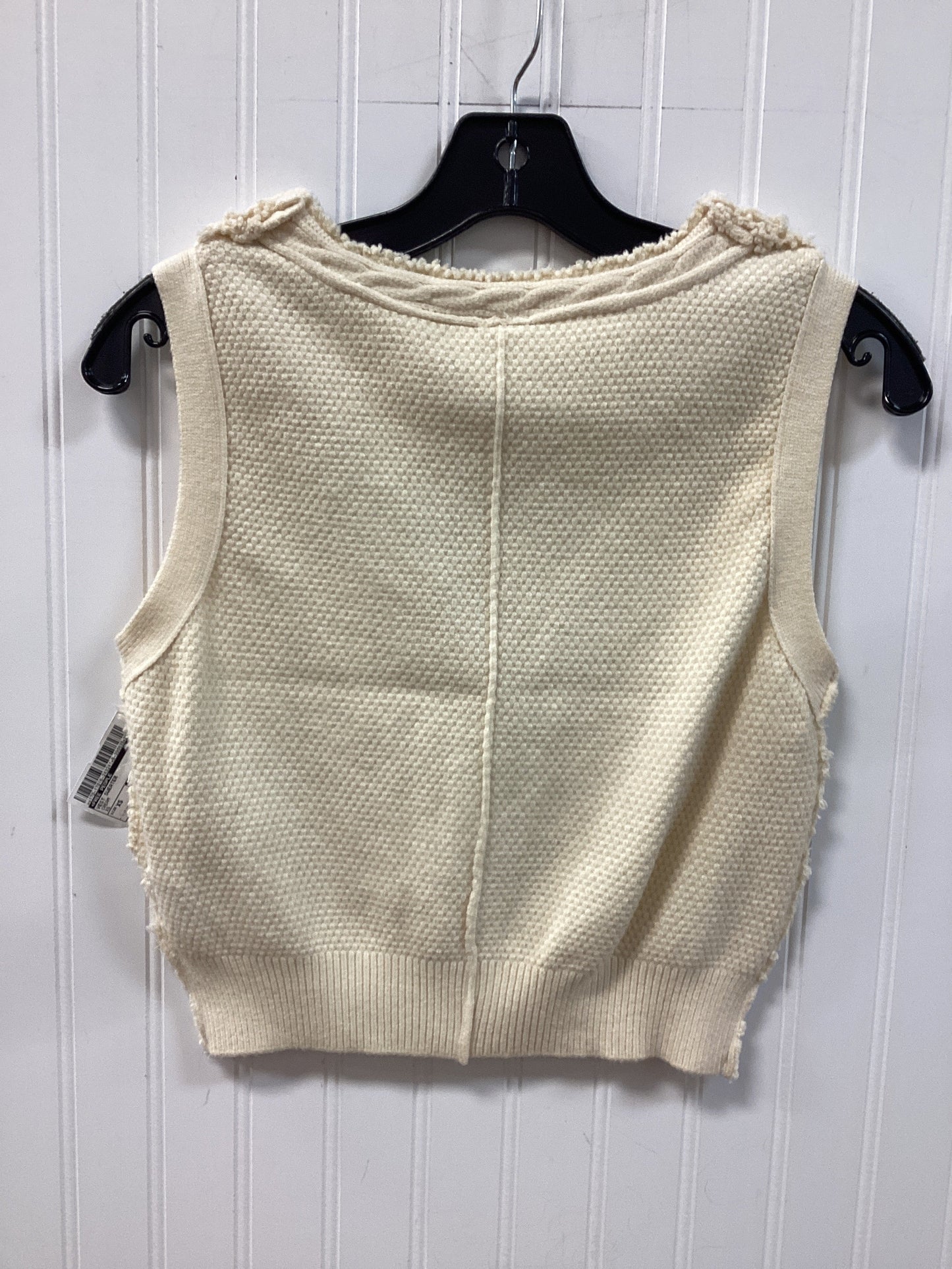 Vest Sweater By Free People In Cream, Size:Xs
