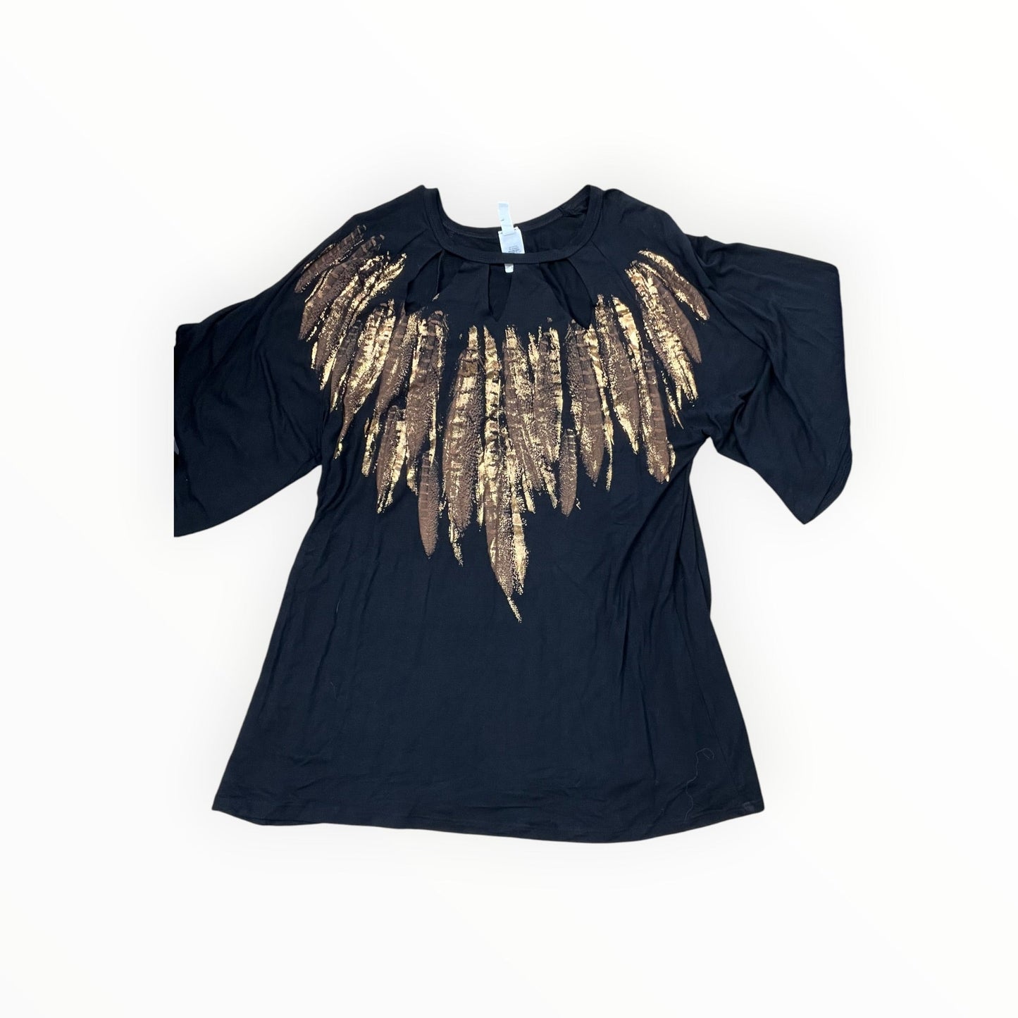 Top Ss By Clothes Mentor In Black, Size:2X