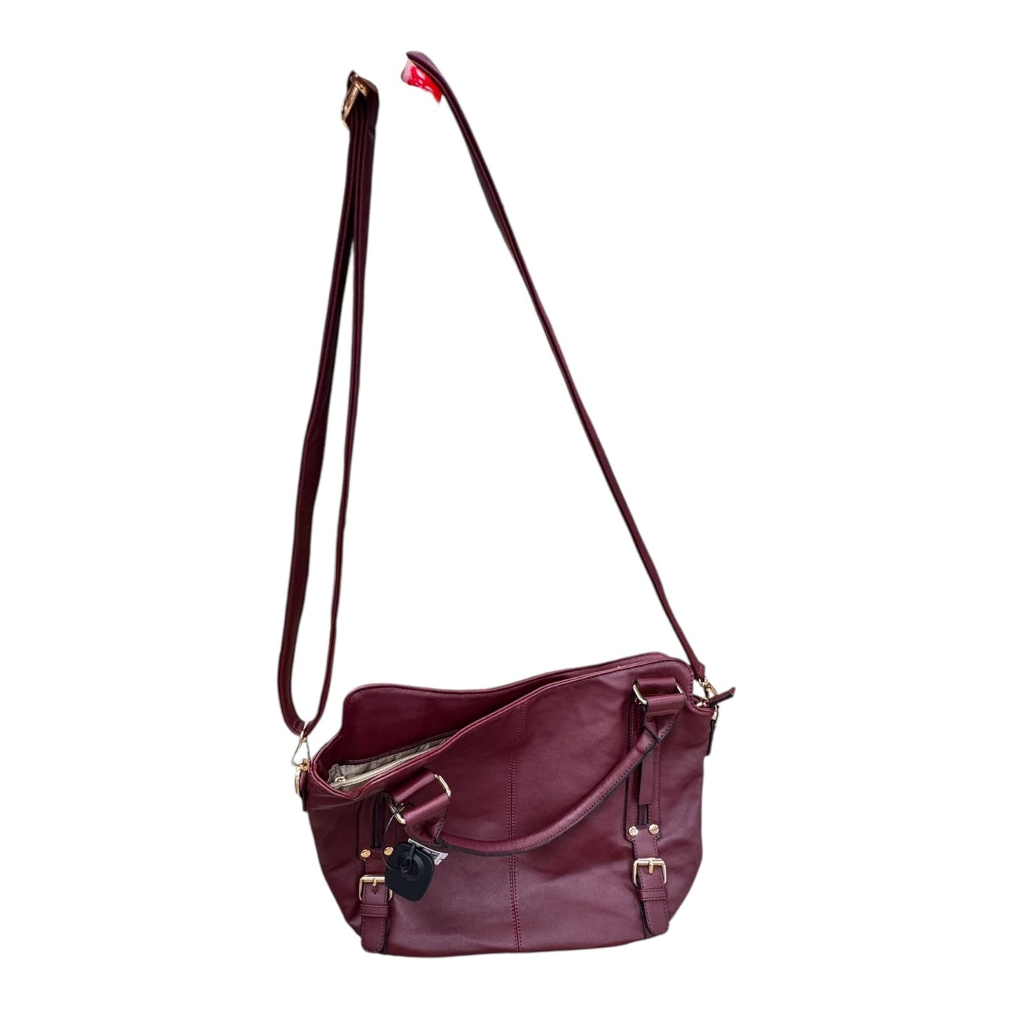 Handbag By Cmc In Maroon, Size:Large
