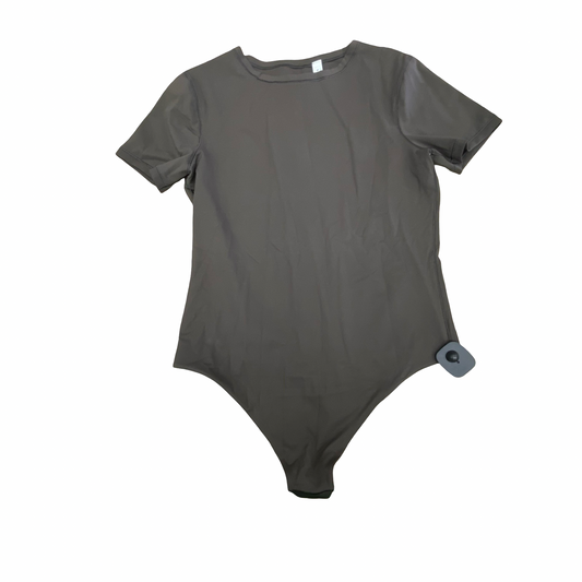 Athletic Top Ss By Athleta In Brown, Size:L