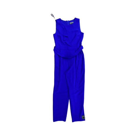 Jumpsuit By Jessica Howard In Blue, Size:6P