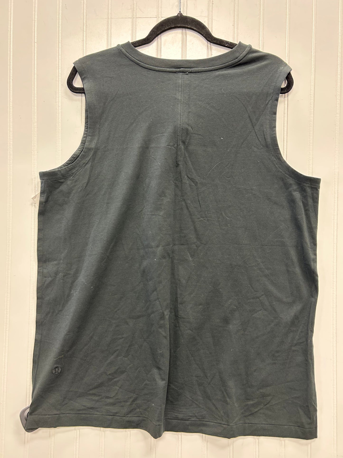 Athletic Tank Top By Lululemon In Black, Size:Xl