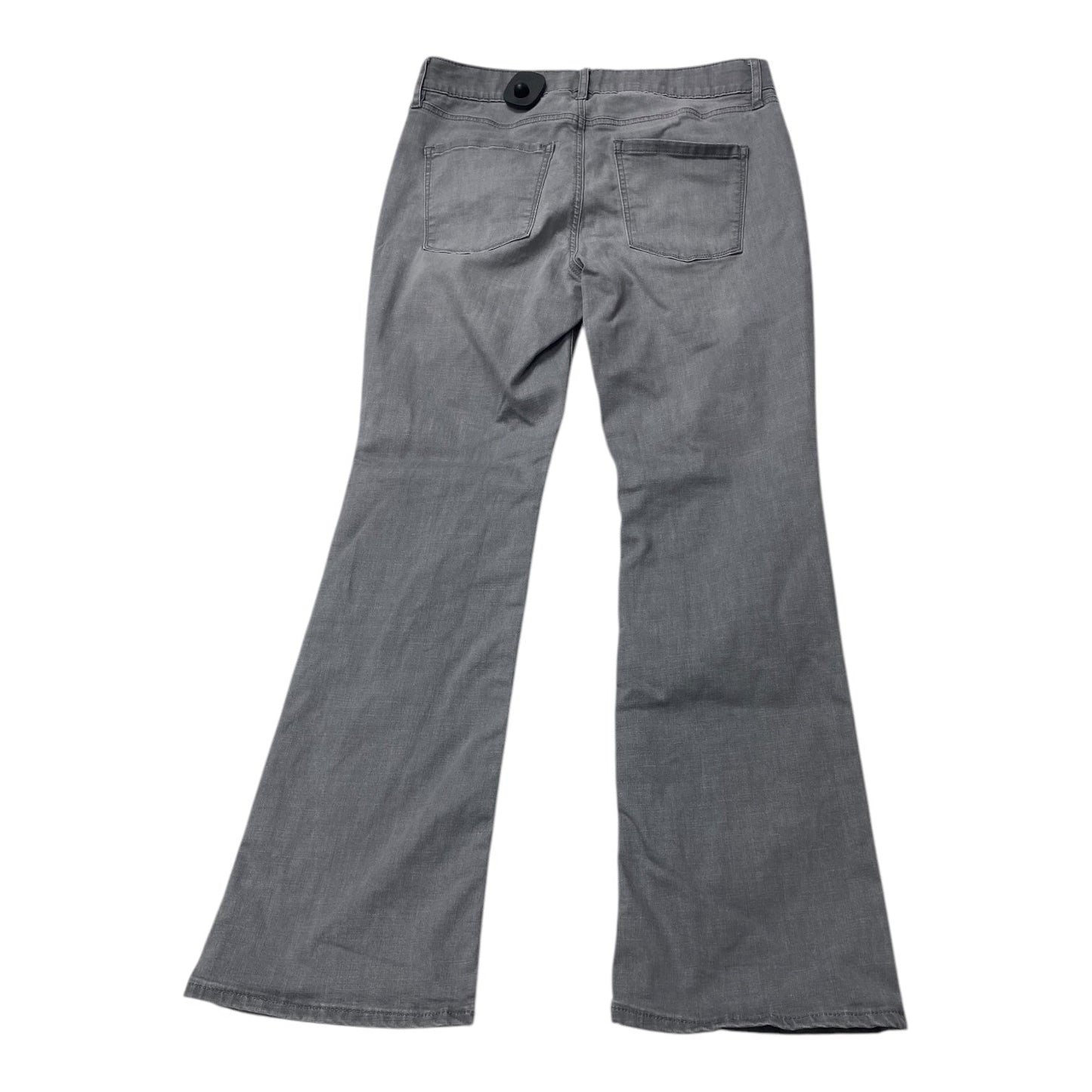 Jeans Flared By White House Black Market In Grey Denim, Size:8P