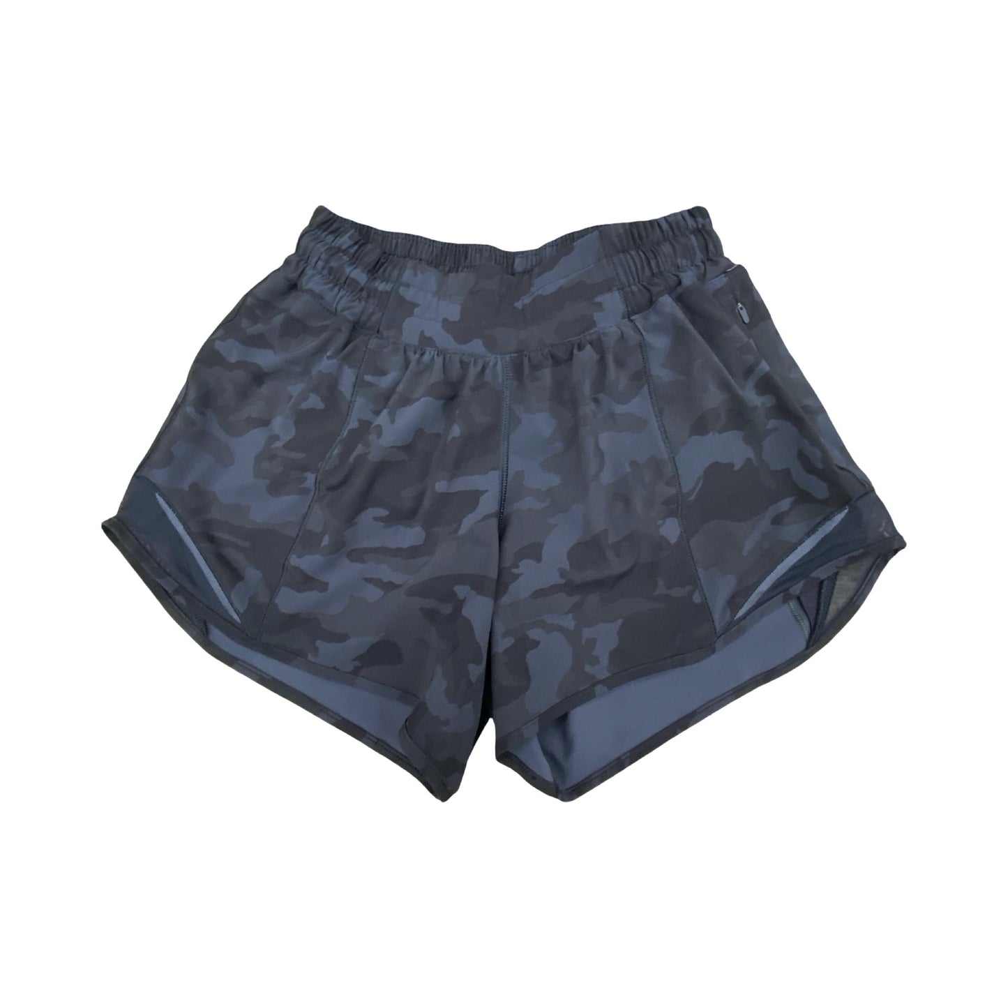 Athletic Shorts By Lululemon In Camouflage Print, Size:4