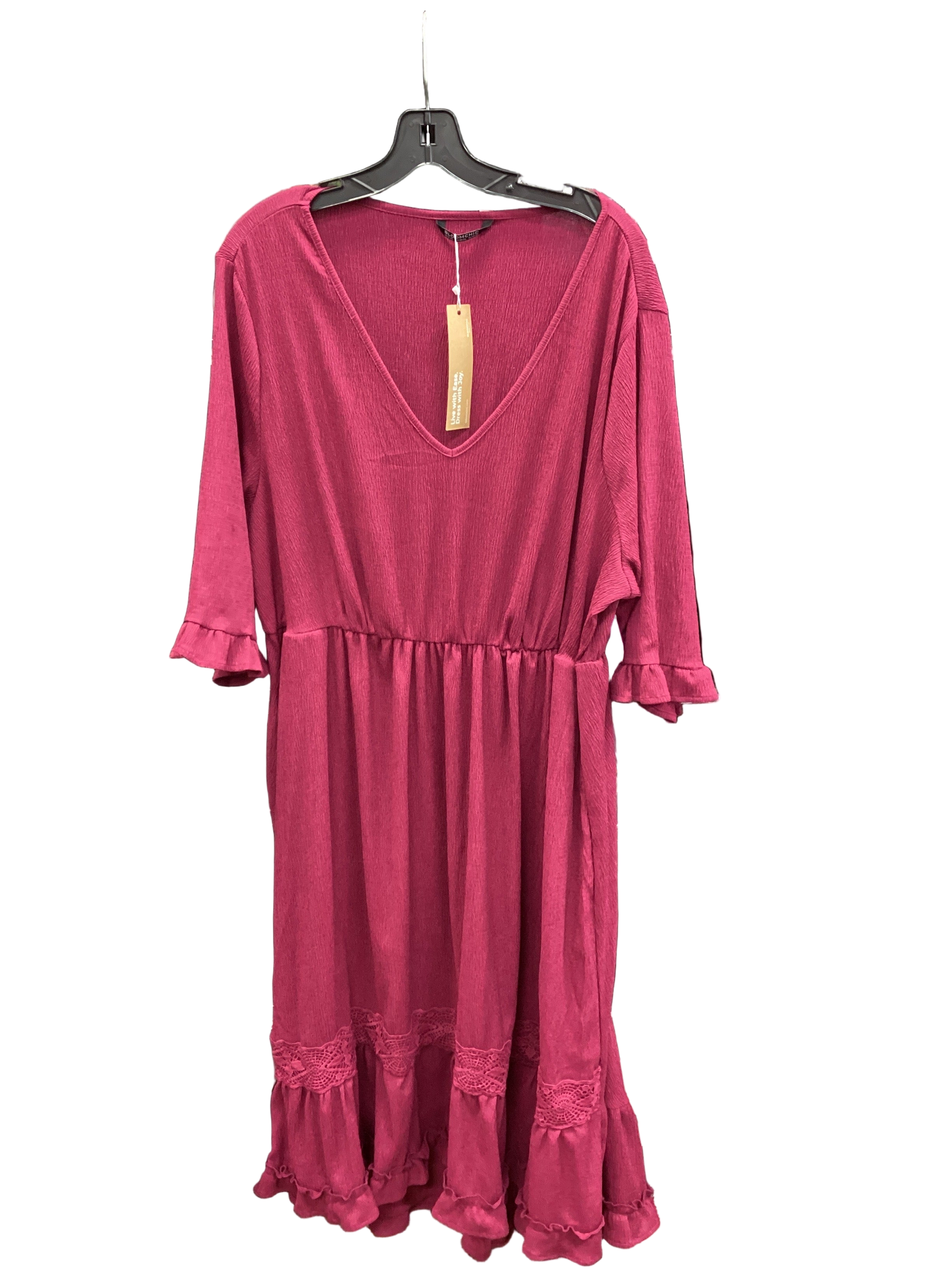 Dress Casual Maxi By Bloomchic In Nautical Print, Size:1X