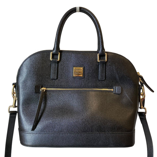Handbag Designer By Dooney And Bourke In Black, Size:Medium
