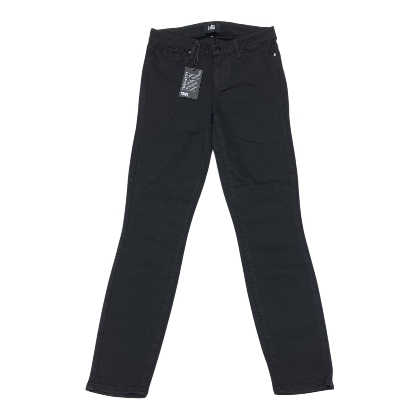 Jeans Skinny By Paige In Black Denim, Size:6
