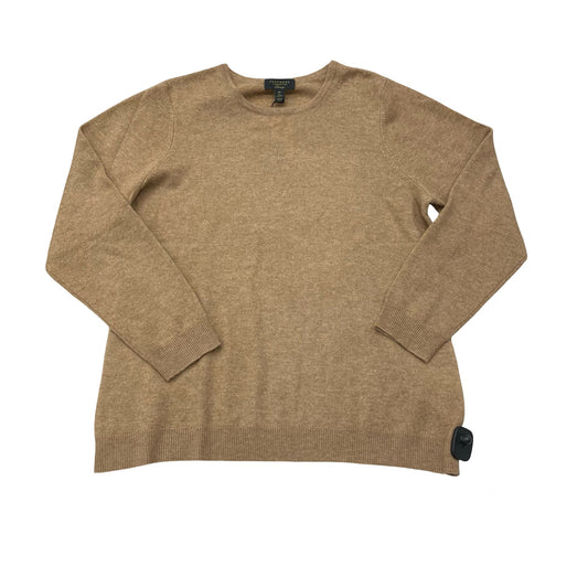 Sweater By Charter Club In Brown, Size:2X