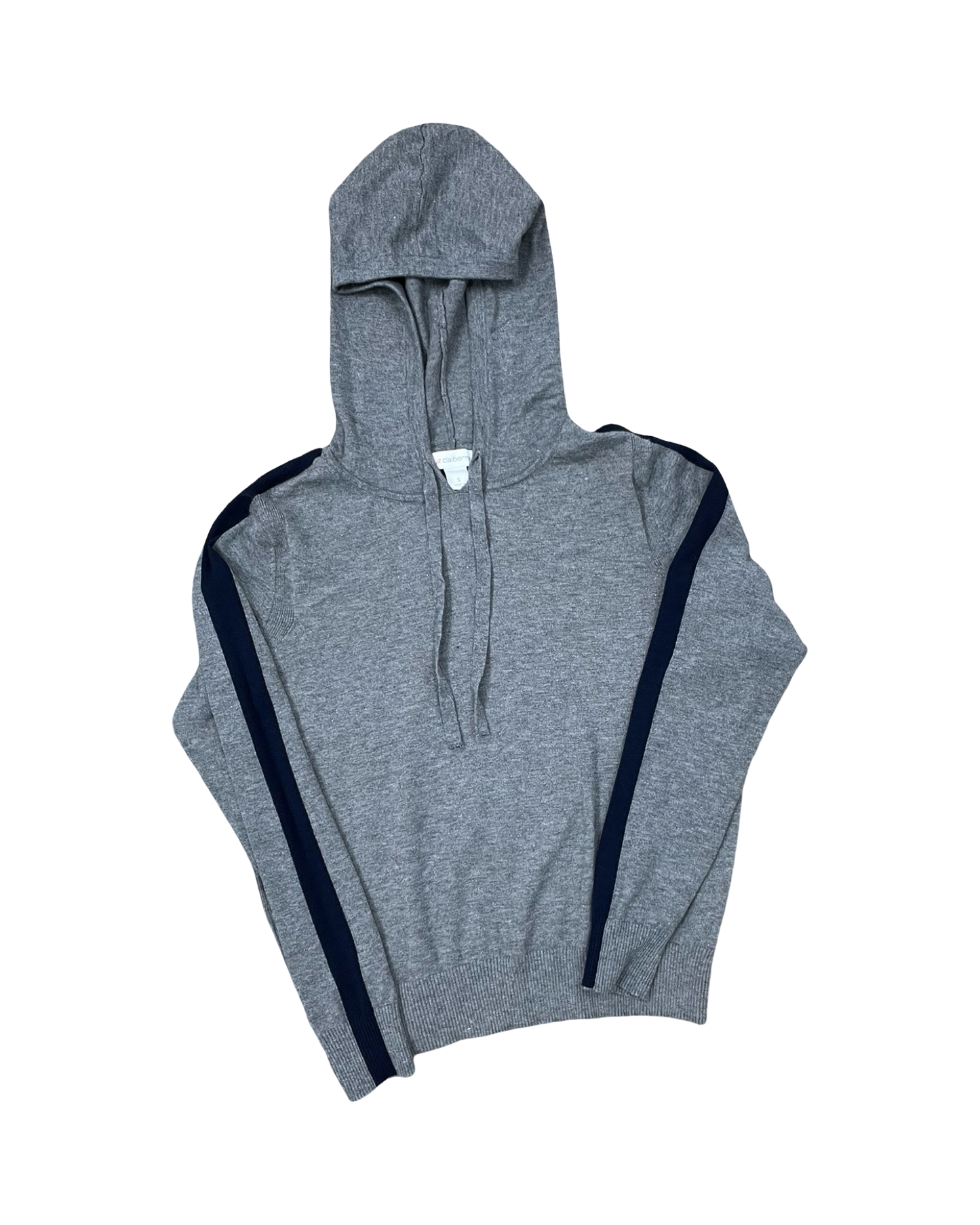 Sweatshirt Hoodie By Liz Claiborne In Grey, Size:S