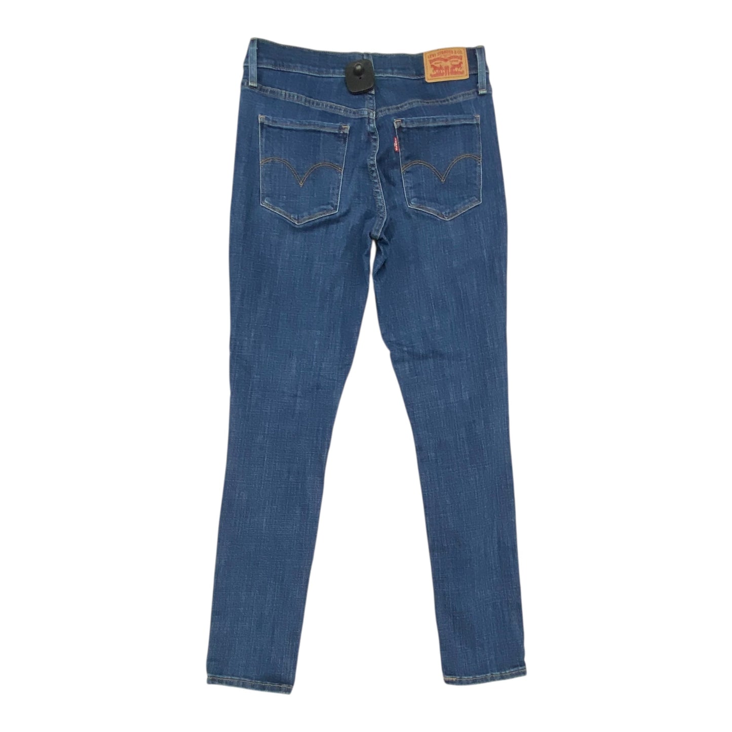Jeans Straight By Levis In Blue Denim, Size:4