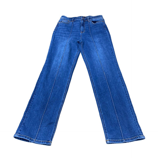 Jeans Straight By Judy Blue In Blue Denim, Size:12